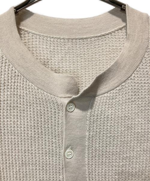 L'appartement（アパルトモン）L'Appartement (アパルトモン) Cashmere Thermal Knitカシミヤ サーマル ニット ベージュ サイズ:ＦＲＥＥの古着・服飾アイテム