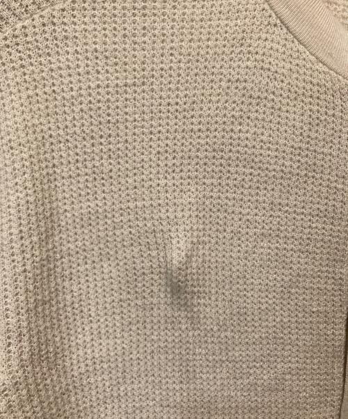 L'appartement（アパルトモン）L'Appartement (アパルトモン) Cashmere Thermal Knitカシミヤ サーマル ニット ベージュ サイズ:ＦＲＥＥの古着・服飾アイテム