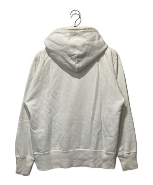 Champion（チャンピオン）Champion (チャンピオン) 後付けプルオーバーパーカー ホワイト サイズ:Lの古着・服飾アイテム