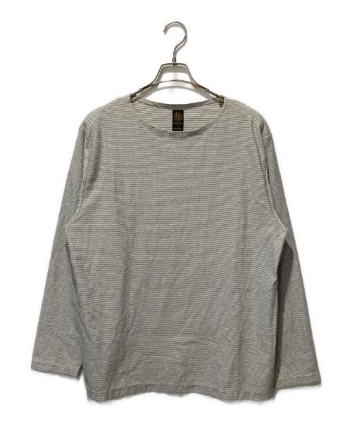 BATONER（バトナ―）BATONER (バトナ―) STEVEN ALAN (スティーブンアラン) バスクシャツ グレー サイズ:3の古着・服飾アイテム