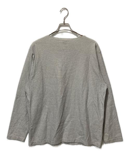 BATONER（バトナ―）BATONER (バトナ―) STEVEN ALAN (スティーブンアラン) バスクシャツ グレー サイズ:3の古着・服飾アイテム