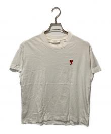 AMI Alexandre Mattiussi（アミアレクサンドルマテュッシ）の古着「ロゴ刺繍Tシャツ」｜ホワイト