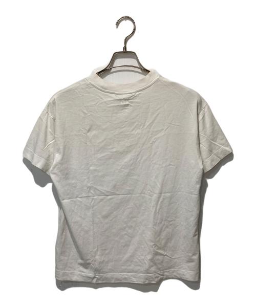AMI Alexandre Mattiussi（アミアレクサンドルマテュッシ）AMI Alexandre Mattiussi (アミアレクサンドルマテュッシ) ロゴ刺繍Tシャツ ホワイト サイズ:Mの古着・服飾アイテム