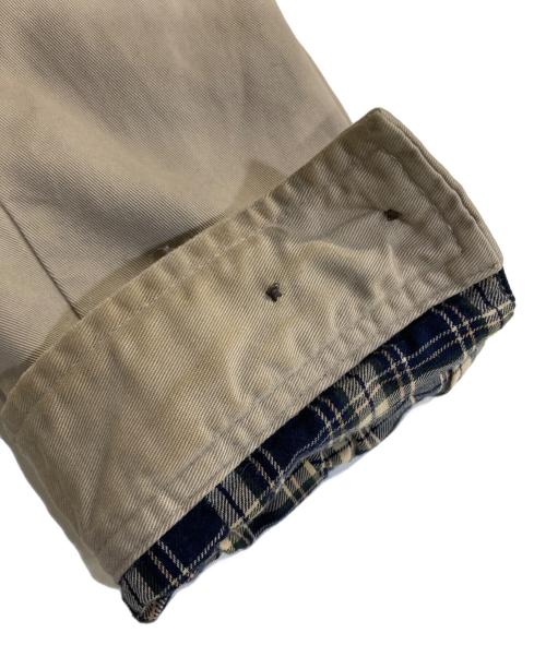 POLO RALPH LAUREN（ポロ・ラルフローレン）POLO RALPH LAUREN (ポロ・ラルフローレン) チンスト付襟コーデュロイスイングトップ ベージュ サイズ:Mの古着・服飾アイテム