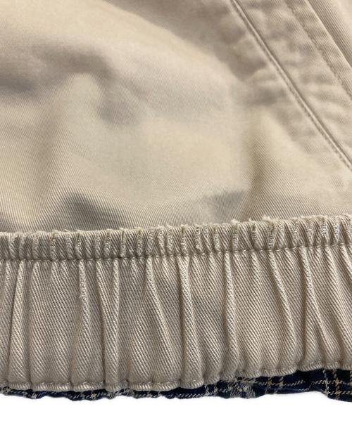 POLO RALPH LAUREN（ポロ・ラルフローレン）POLO RALPH LAUREN (ポロ・ラルフローレン) チンスト付襟コーデュロイスイングトップ ベージュ サイズ:Mの古着・服飾アイテム