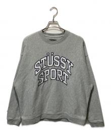 stussy（ステューシー）の古着「刺繍ロゴスウェット」｜グレー