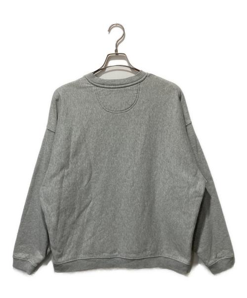 stussy（ステューシー）stussy (ステューシー) 刺繍ロゴスウェット グレー サイズ:Sの古着・服飾アイテム
