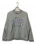 stussy（ステューシー）の古着「刺繍ロゴスウェット」｜グレー