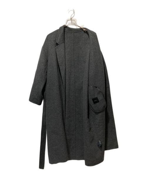 Spick and Span（スピック＆スパン）Spick and Span (スピック＆スパン) ロングチェスターカラーコート グレー サイズ:36の古着・服飾アイテム