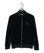 LACOSTEラコステ）の古着「ベロアトラックジャケット」｜ブラック