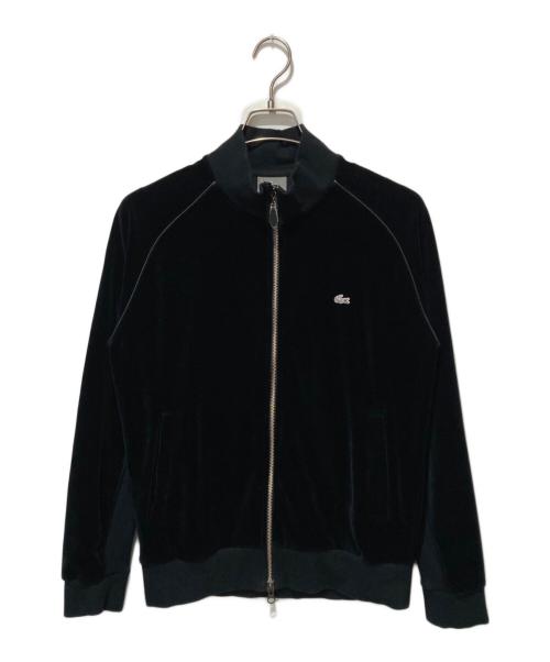 LACOSTE（ラコステ）LACOSTE (ラコステ) ベロアトラックジャケット ブラック サイズ:3の古着・服飾アイテム