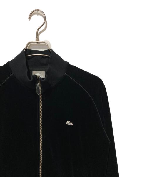 LACOSTE（ラコステ）LACOSTE (ラコステ) ベロアトラックジャケット ブラック サイズ:3の古着・服飾アイテム