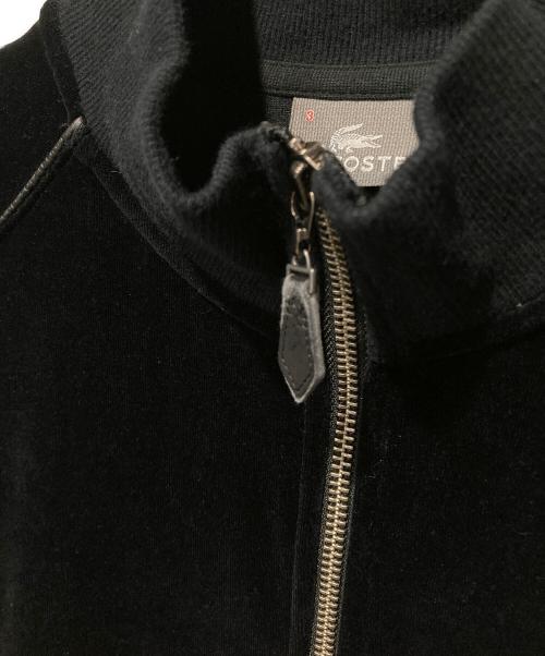LACOSTE（ラコステ）LACOSTE (ラコステ) ベロアトラックジャケット ブラック サイズ:3の古着・服飾アイテム