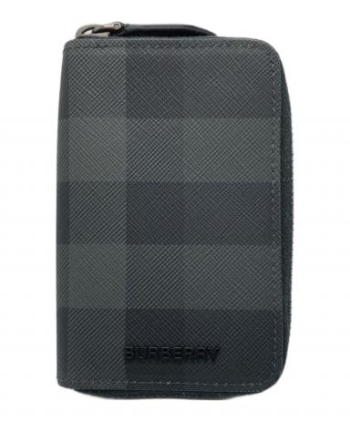 中古・古着通販】BURBERRY (バーバリー) コインケース ブラック×グレー