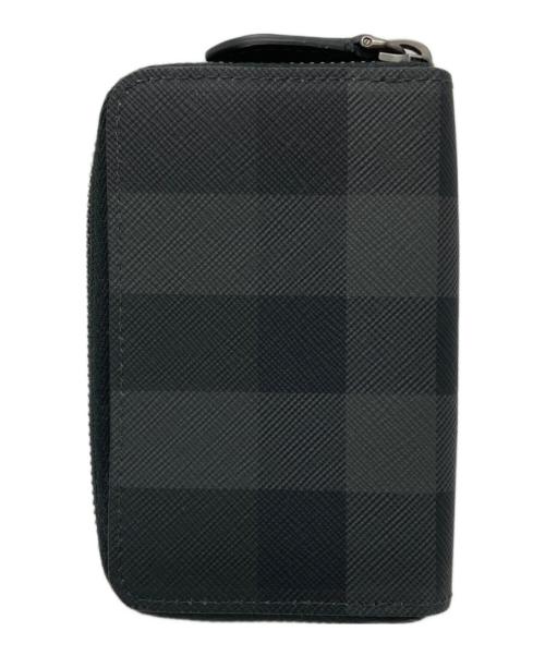 BURBERRY（バーバリー）BURBERRY (バーバリー) コインケース ブラック×グレーの古着・服飾アイテム