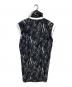 MM6 Maison Margiela (エムエムシックスメゾンマルジェラ) 総柄フーデッドワンピース ブラック サイズ:XS：12000円