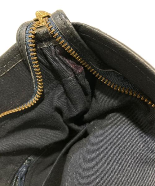 MACKINTOSH PHILOSOPHY（マッキントッシュ フィロソフィー）MACKINTOSH PHILOSOPHY (マッキントッシュ フィロソフィー) レザートートバッグ ネイビーの古着・服飾アイテム