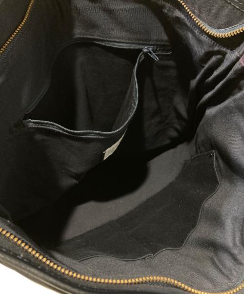 MACKINTOSH PHILOSOPHY（マッキントッシュ フィロソフィー）MACKINTOSH PHILOSOPHY (マッキントッシュ フィロソフィー) レザートートバッグ ネイビーの古着・服飾アイテム