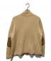 LAUREN RALPH LAUREN (ローレン ラルフ ローレン) エルボーパッチダブルジップニット ブラウン サイズ:M：9000円