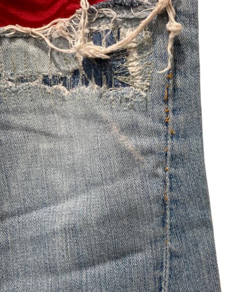 TRUE RELIGION（トゥルー レリジョン）TRUE RELIGION (トゥルー レリジョン) JOEY ダメージフレアデニムパンツ インディゴ サイズ:不明の古着・服飾アイテム
