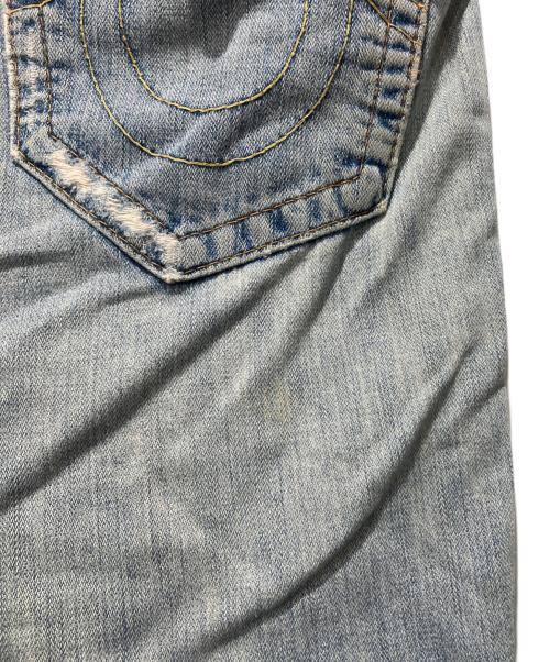 TRUE RELIGION（トゥルー レリジョン）TRUE RELIGION (トゥルー レリジョン) JOEY ダメージフレアデニムパンツ インディゴ サイズ:不明の古着・服飾アイテム