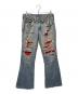 TRUE RELIGION（トゥルー レリジョン）の古着「JOEY ダメージフレアデニムパンツ」｜インディゴ