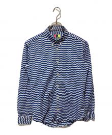 MSGM（エムエスジーエム）の古着「総柄シャツ」｜ブルー
