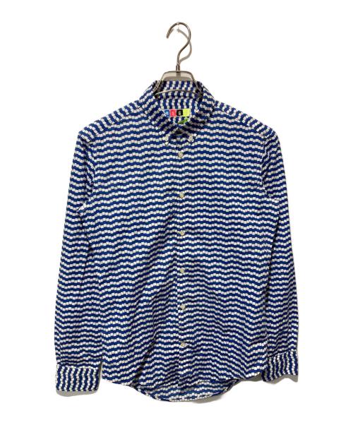 MSGM（エムエスジーエム）MSGM (エムエスジーエム) 総柄シャツ ブルー サイズ:不明 未使用品の古着・服飾アイテム