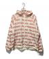 Supreme（シュプリーム）の古着「21AW Logo Ripstop Hooded Track Jacketロゴ リップストップ フーデッド トラック ジャケット」｜ホワイト×レッド
