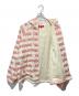 中古・古着 Supreme (シュプリーム) 21AW Logo Ripstop Hooded Track Jacketロゴ リップストップ フーデッド トラック ジャケット ホワイト×レッド サイズ:L：19000円