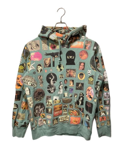 SUPREME（シュプリーム）Supreme (シュプリーム) 17SS Thrills Hooded Sweatshirt17SS スリルズ フーデッド スウェットシャツ グリーン サイズ:Mの古着・服飾アイテム