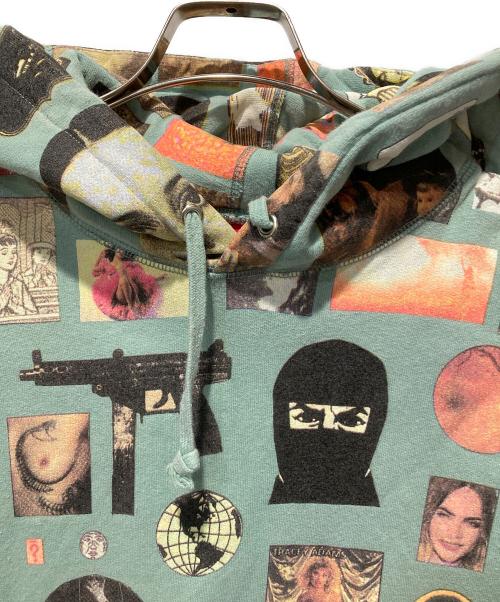 SUPREME（シュプリーム）Supreme (シュプリーム) 17SS Thrills Hooded Sweatshirt17SS スリルズ フーデッド スウェットシャツ グリーン サイズ:Mの古着・服飾アイテム