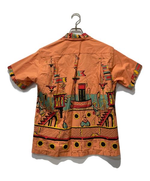 Star OF HOLLYWOOD（スターオブハリウッド）STAR OF HOLLYWOOD (スターオブハリウッド) オープンカラーシャツ オレンジ サイズ:Ｓの古着・服飾アイテム