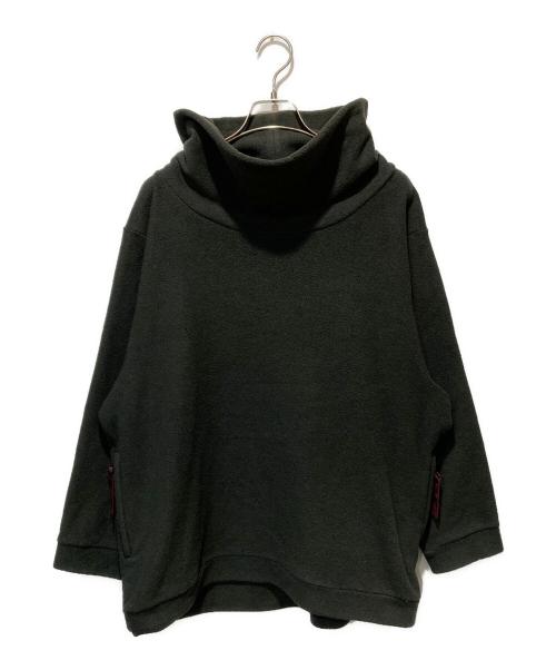 KAPITAL（キャピタル）KAPITAL (キャピタル) リバースフリース BIGハイネックスウェット ブラック サイズ:Sの古着・服飾アイテム