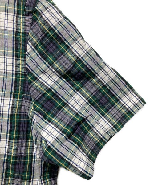 POLO RALPH LAUREN（ポロ・ラルフローレン）POLO RALPH LAUREN (ポロ・ラルフローレン) 半袖チェックシャツ グリーン サイズ:Mの古着・服飾アイテム
