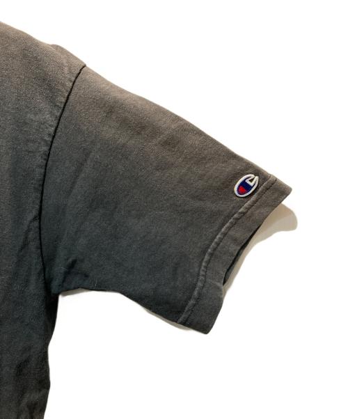 Champion REVERSE WEAVE（チャンピオン リバース ウィーブ）Champion REVERSE WEAVE (チャンピオン リバース ウィーブ) プリントTシャツ ネイビー サイズ:Lの古着・服飾アイテム
