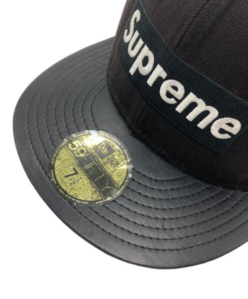 SUPREME（シュプリーム）SUPREME (シュプリーム) New Era (ニューエラ) ボックスロゴ6パネルキャップ ブラック サイズ:7 1/2　59.6ｃｍの古着・服飾アイテム