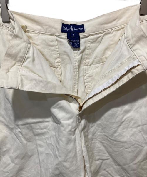 RALPH LAUREN（ラルフローレン）RALPH LAUREN (ラルフローレン) ハーフパンツ アイボリー サイズ:10の古着・服飾アイテム