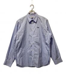 maison kitsune（メゾンキツネ）の古着「ワンポイントロゴシャツ」｜ブルー