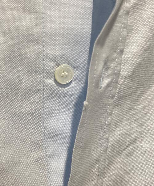 maison kitsune（メゾンキツネ）maison kitsune (メゾンキツネ) コントアーフォックスヘッドカジュアルBDシャツ ブルー サイズ:Lの古着・服飾アイテム