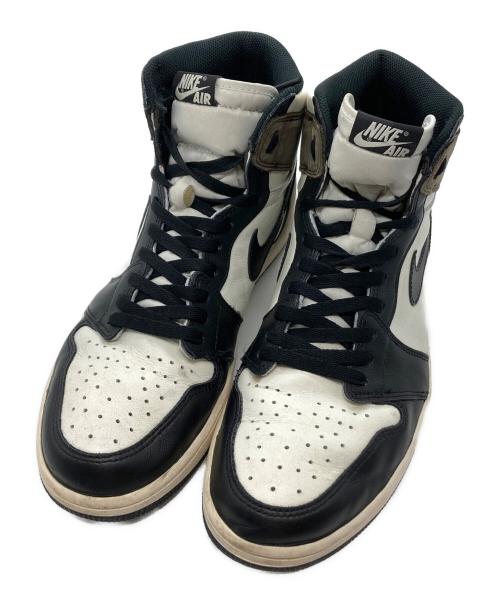 NIKE（ナイキ）NIKE (ナイキ) Air Jordan 1 Retro High　エアジョーダン　1　レトロハイ Sail/Dark Mocha/Blac サイズ:30cmの古着・服飾アイテム