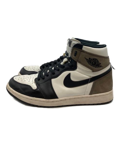 NIKE（ナイキ）NIKE (ナイキ) Air Jordan 1 Retro High　エアジョーダン　1　レトロハイ Sail/Dark Mocha/Blac サイズ:30cmの古着・服飾アイテム