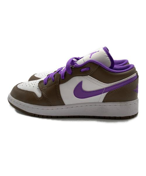 NIKE（ナイキ）NIKE (ナイキ) Air Jordan 1 Lowエアー・ジョーダン・ワン・ロー ブラウン×パープル サイズ:23.5cmの古着・服飾アイテム