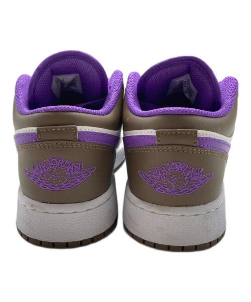 NIKE（ナイキ）NIKE (ナイキ) Air Jordan 1 Lowエアー・ジョーダン・ワン・ロー ブラウン×パープル サイズ:23.5cmの古着・服飾アイテム