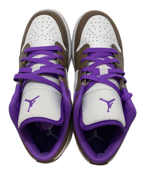 NIKE（ナイキ）NIKE (ナイキ) Air Jordan 1 Lowエアー・ジョーダン・ワン・ロー ブラウン×パープル サイズ:23.5cmの古着・服飾アイテム