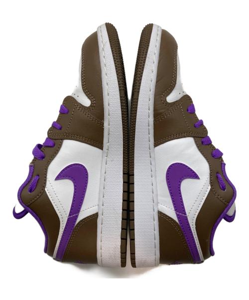 NIKE（ナイキ）NIKE (ナイキ) Air Jordan 1 Lowエアー・ジョーダン・ワン・ロー ブラウン×パープル サイズ:23.5cmの古着・服飾アイテム