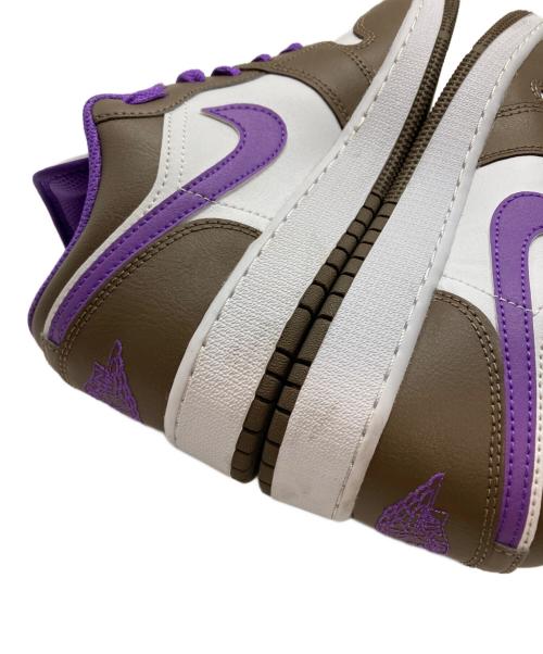 NIKE（ナイキ）NIKE (ナイキ) Air Jordan 1 Lowエアー・ジョーダン・ワン・ロー ブラウン×パープル サイズ:23.5cmの古着・服飾アイテム