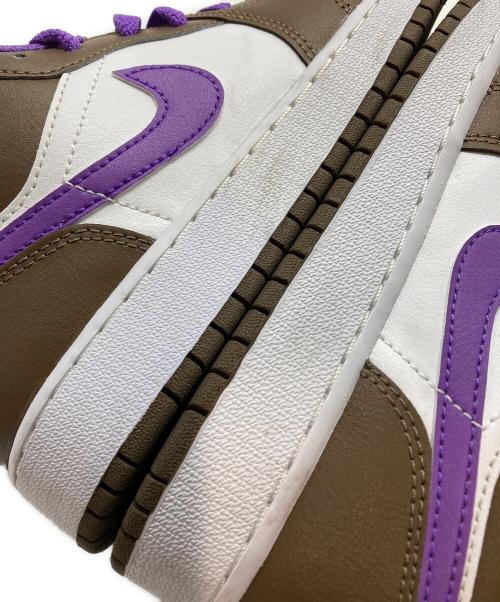 NIKE（ナイキ）NIKE (ナイキ) Air Jordan 1 Lowエアー・ジョーダン・ワン・ロー ブラウン×パープル サイズ:23.5cmの古着・服飾アイテム