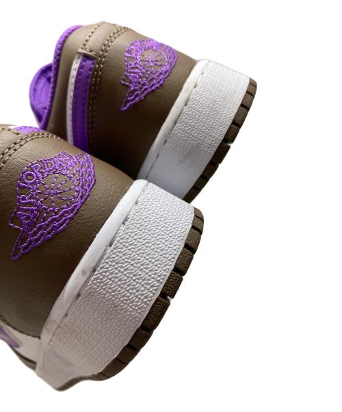 NIKE（ナイキ）NIKE (ナイキ) Air Jordan 1 Lowエアー・ジョーダン・ワン・ロー ブラウン×パープル サイズ:23.5cmの古着・服飾アイテム