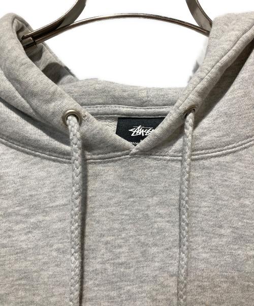 stussy（ステューシー）stussy (ステューシー) CHENILLE ARCH HOODシェニール アーチ フード グレー サイズ:Ｌの古着・服飾アイテム